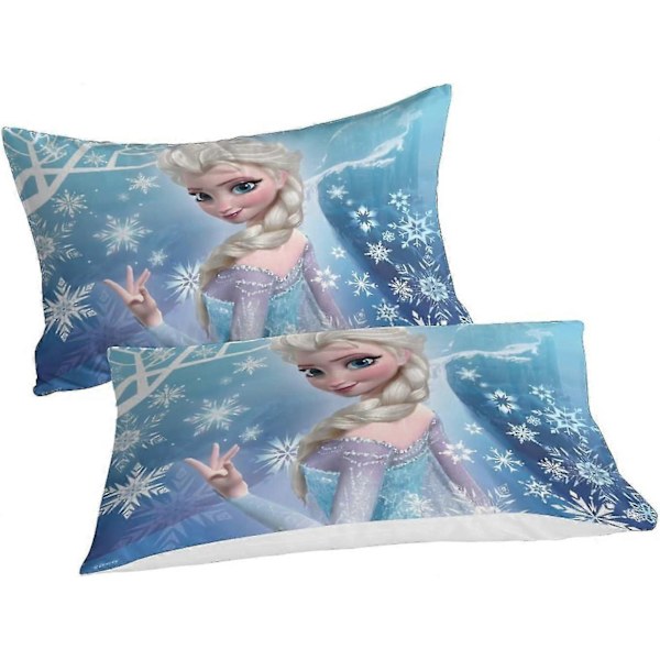 Frozen 3D-tryckt Täcke Set Sängkläder Quilt Sängöverdrag Med Blixtlås 3-delad Set Mjuk Lätt Att Sköta För Unga Och Barn Vuxna King220x240cm