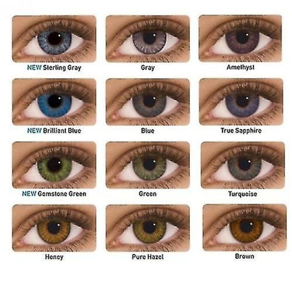1 par ögonfärgslinser Kosmetiska kontaktlinser färgade kontakter