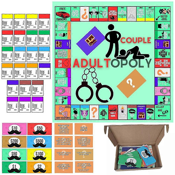 Adultopoly Brädspel, Parspel för Dejtkväll