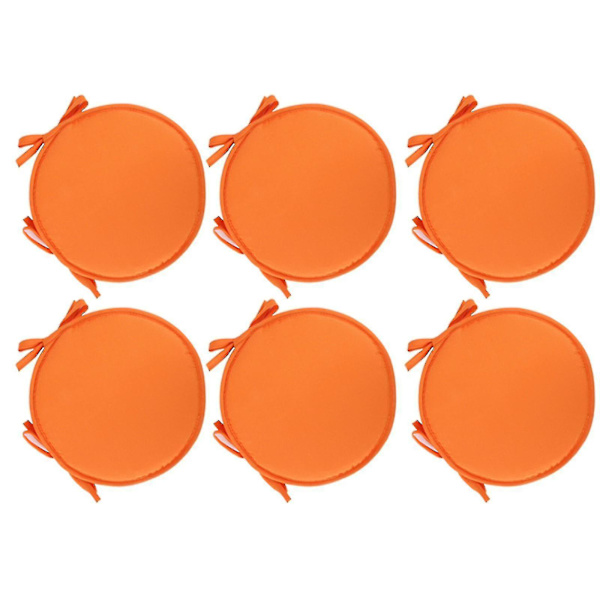 Puter Uteplass Hjem Innendørs/utendørs Stolputer Ro Sete Fortykket Spisestue Stol Pute Ro krakk Light Grey 4PCS
