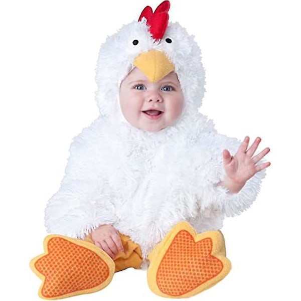 3-24 Måneder Baby Kostume Gård Dyre Udklædning Cosplay Heldragt Romper Jumpsuit Gaver - YX 18-24M