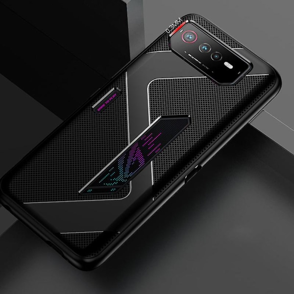 För Asus Rog Phone 6 5g Anti-drop Mjukt Tpu cover anti-scratch case Dark Grey