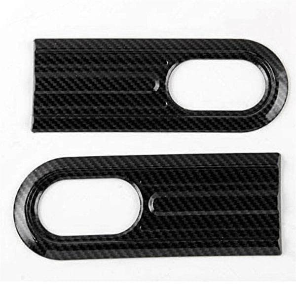 1 par bil frontblinklysdeksel for Jimny 2019 2020 sideblinklysrammedeksel Carbon Fiber Pattern