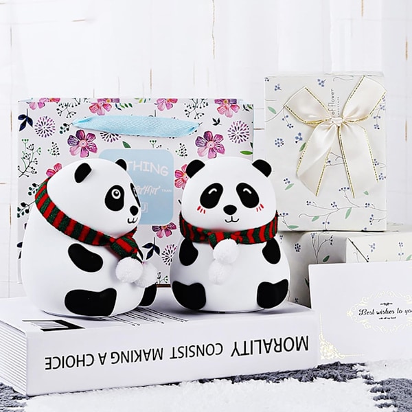 Panda Silikon Nattlek för Barn, Panda Presenter, Söta LED-lampor för Tonårsflickors Sovrum, Sovrumsdekorationer Presenter för Småbarn style2