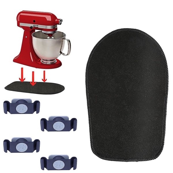 Blander Skyvematte For Kitchenaid Mikser Med ledning Organizer, Mixer Mover Skyvematte Pad