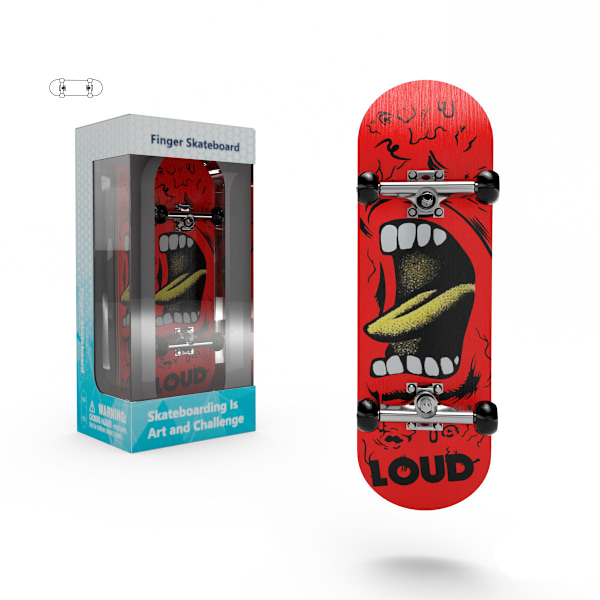 Professionel Finger Skateboard Leje Grade Fem Lag Maple No.11