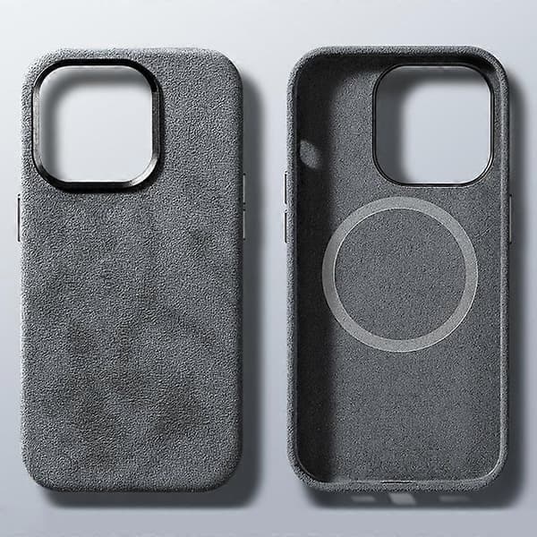 PC-telefoncover til iPhone 15 Pro, kompatibelt med MagSafe Light grey Light Grey