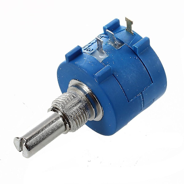 3590s-2-103l 10k Ohm 10-omdrejnings Trådviklet Præcisionspotentiometer Blue