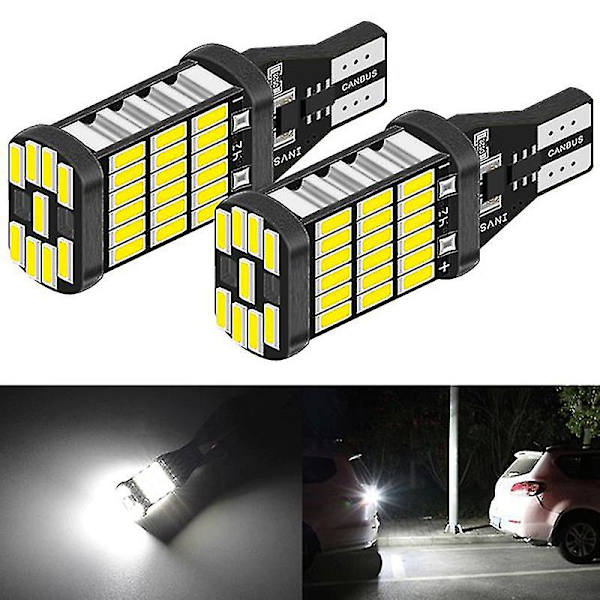 2x Canbus T16 T15 921 W16w Led Polttimo Auton Peruutusvalot