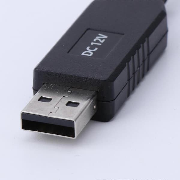 USB-blæserkabel USB 5V til 12V blæserkabel USB til 4-pin konverteringsledning til PC-kølesystem USB A han/lille 4-pin 30CM