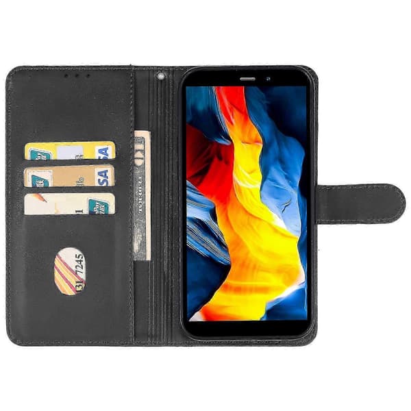 Læder telefoncover til Oukitel Wp32 Black