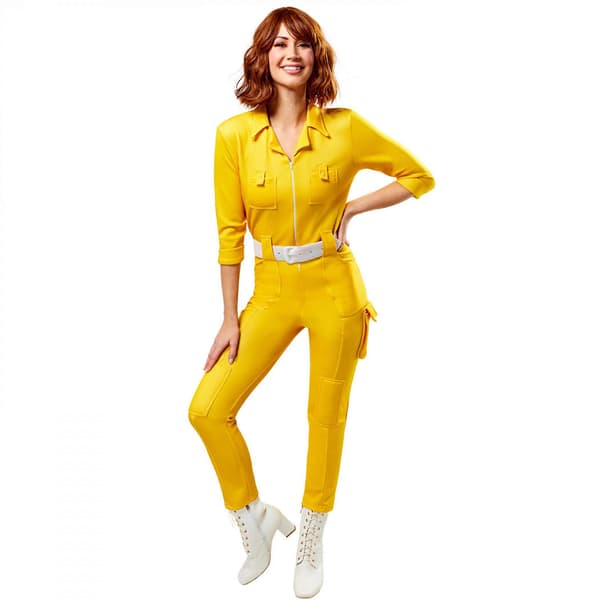 April O'Neil Damekostume Yellow Medium