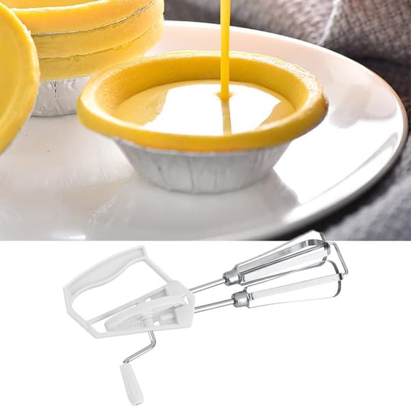 Håndsvingpisker (Hvid), Rustfri Håndsving Mixer Piskerotation