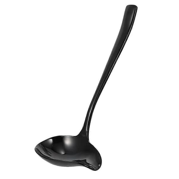 Serveringsøse Svart Rustfritt Stål Rivfast Andenebbform For Matlaging Sauser Sauser 1Sett Black 19.00X7.60X3.20CM