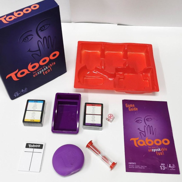 Mini Hourglasses Taboo Game Card Kit ihmissuhteiden rakentaminen korttipeli festivaalijuhliin