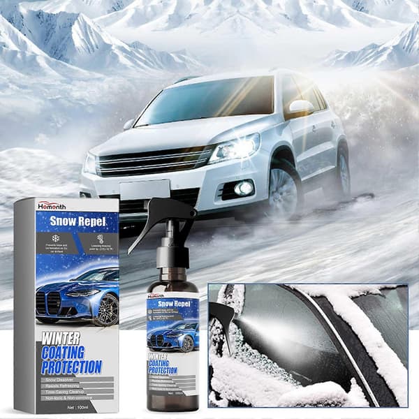 Bilfrontrute Av-iser Hurtigvirkende Issmeltespray for frontruter og kraner 2pcs