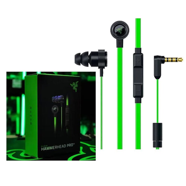 Hovedtelefoner Hammerhead Pro V2 øretelefoner med mikrofon headset Gamer Sports Gaming Headset with ios cable