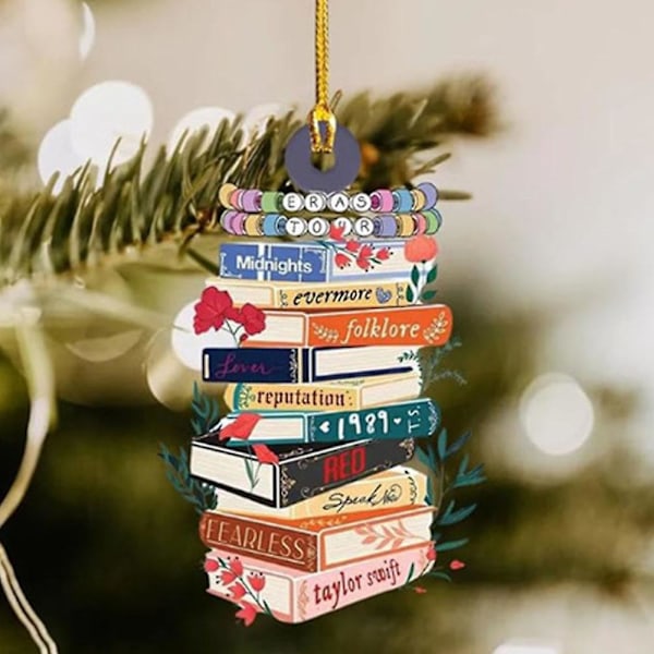 2023 Christmas Singer Taylor Swift Collection Merch Decoration Xmas Tree Ornaments Nytårsgave til Kvinder Venner E