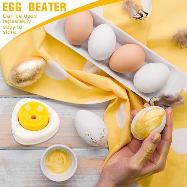 Egg Whisk with Egg Piercer - Durable Kitchen Utensils for Preparing Raw Eggs - Perfect for Egg Lovers and Chef Gifts
