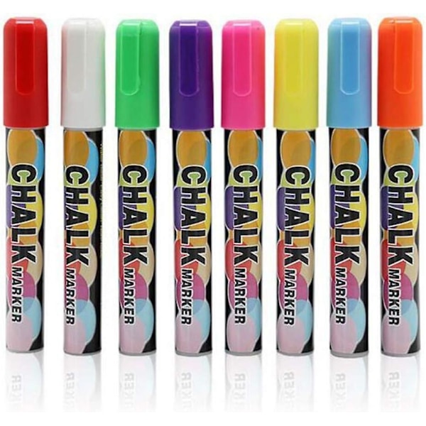 Qqdd Liquid Chalk Chalkboard Markers Premium Liquid Chalkboard Neon Pens Chalk Markers Compatible With Chal