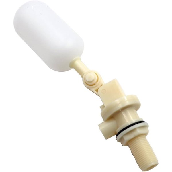 Mini flyteventil, høykvalitets PVC-materiale, korrosjonsbestandig, 180 justerbar arm for hunder, storfe og sauer, selvlukkende (1/2\" NPT)