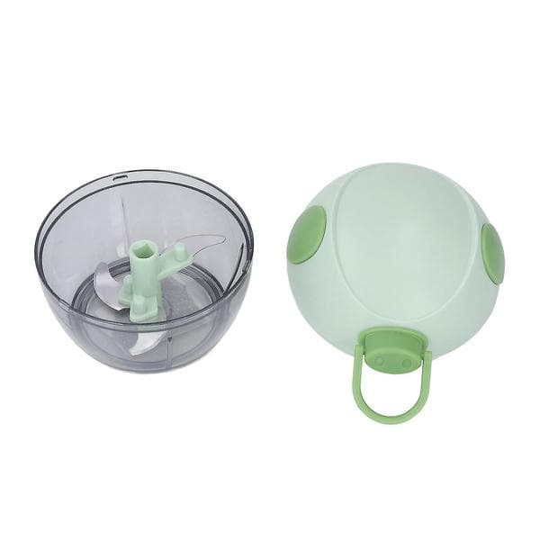 Hvidløgstrækker Multifunktionel Mini Håndtrækker Hvidløgshakker Foodprocessor til Hjemmet Grøn