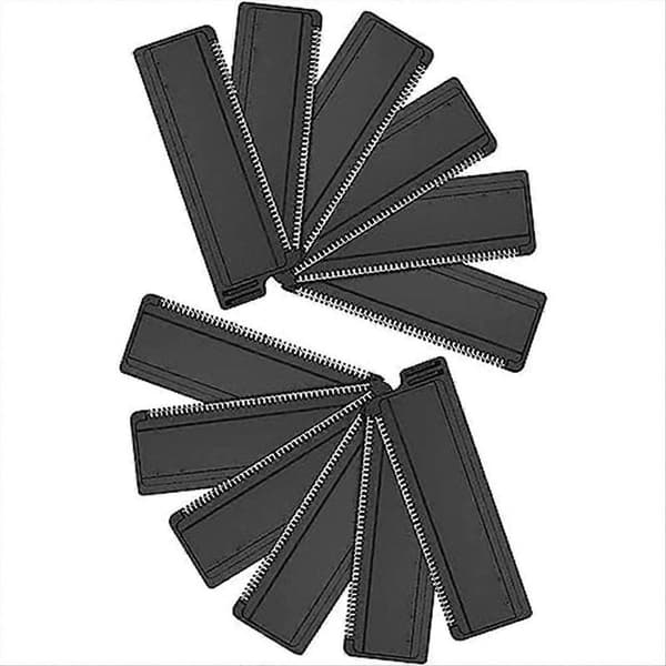 12 stk. erstatningsblader for barberhøvel for rygg og kropp, refill