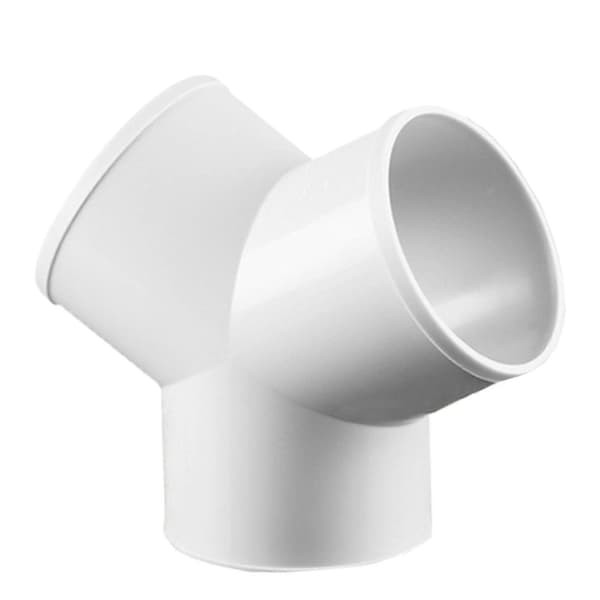 150 mm tørretumblerudluftning 3-vejs Y-forbindelse plastudstødningsslangeadapter