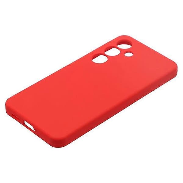 För Samsung Galaxy S24+(Plus) Skal Silikon Stötsäkert Telefonskydd Red