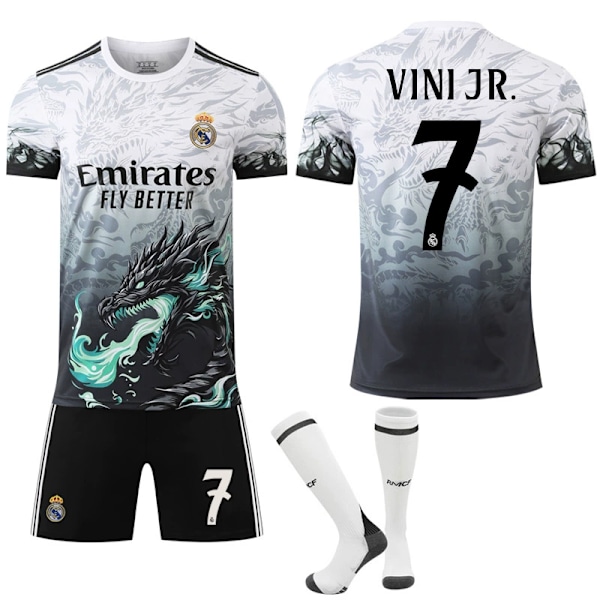 2024-2025 Real Madrid Barn Vuxen Specialutgåva Fotbollströja Nr.7 VINI JR XL
