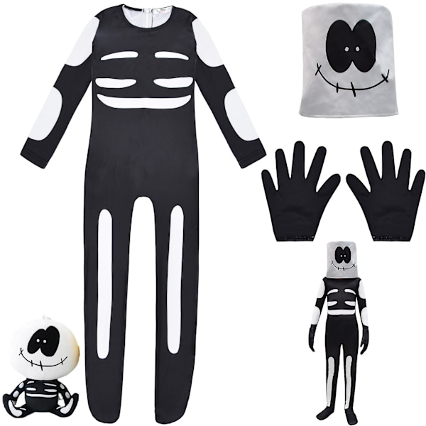 Halloween Musta Kallo Cosplay-asut Lapset Roolipeli-asut 130
