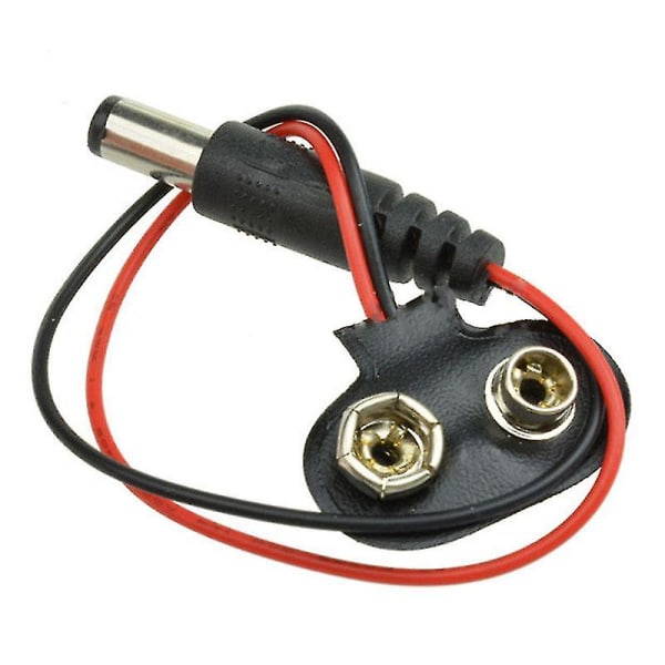 5st 9v Dc Batteri Power Barrel Jack Connector För Arduino
