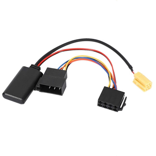 Bil Bluetooth AUX Kabel Adapter for Grande Punto Stereo MINI 6Pin Bluetooth Modul Adapter black