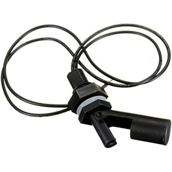 10W Sidemonteret Vandstandssensor Controller Væskeflydekontakt Black