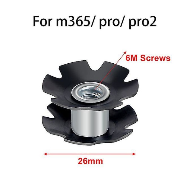 Set för Xiaomi M365 Pro och Max G30 elektrisk skoter framgaffel Fixering Hållbar gångjärnsbult Skruvtillbehör Flower Core Nut