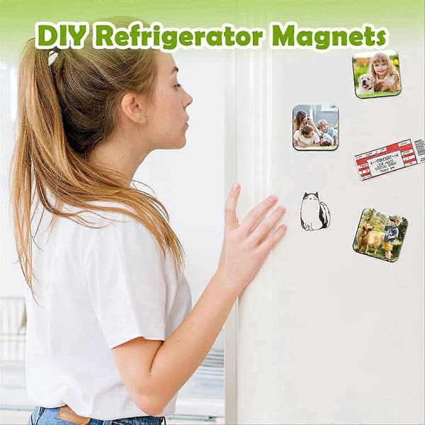 Sublimeringsämnen Kylskåpsmagnet för hemkök Kylskåpsmagneter Sublimeringsmagneter Kylskåp DIY