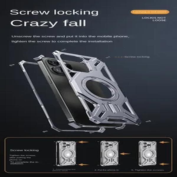 Naken Air Cooling aluminiumskal til iPhone 16