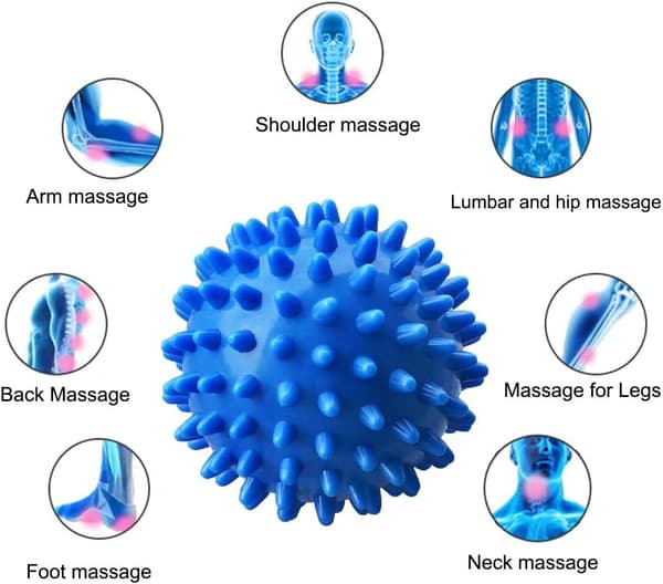 Professionelle massagebolde Fodbold Fodmassager Spiky Roller