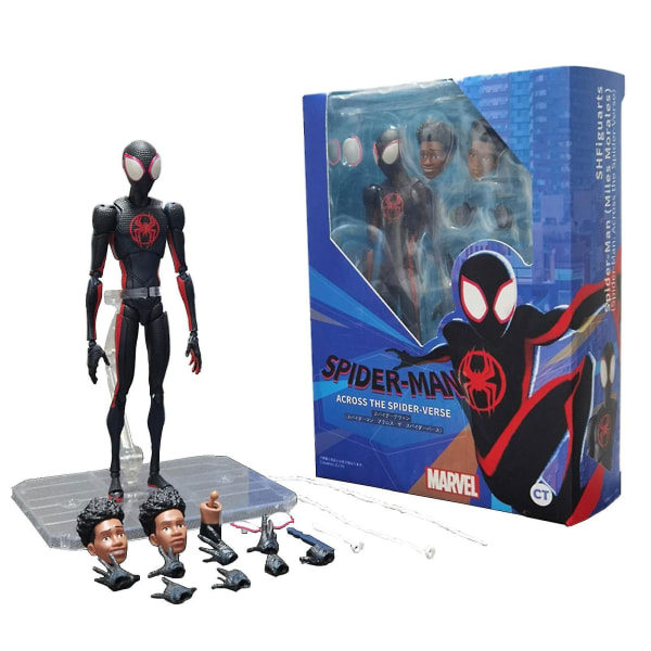 Kid Tamashii Nations Spider-man Miles Morales 6 In Action Figuuri