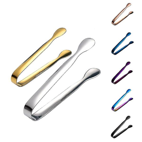 2 stk. rustfrit stålis sukkertang til te-selskab, kaffebar, madservering Rose Gold
