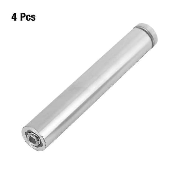 4 stk 19x120mm avstandsstykker i rustfritt stål for reklameskjermer