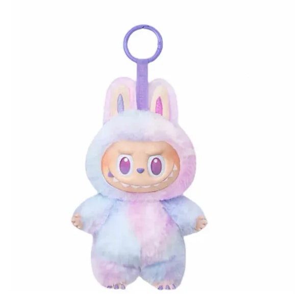 6-pak POP MART 3.0 LABUBU Monsters Overlappende Macaron Plyslegetøj 6pcs LABUBU 3.0