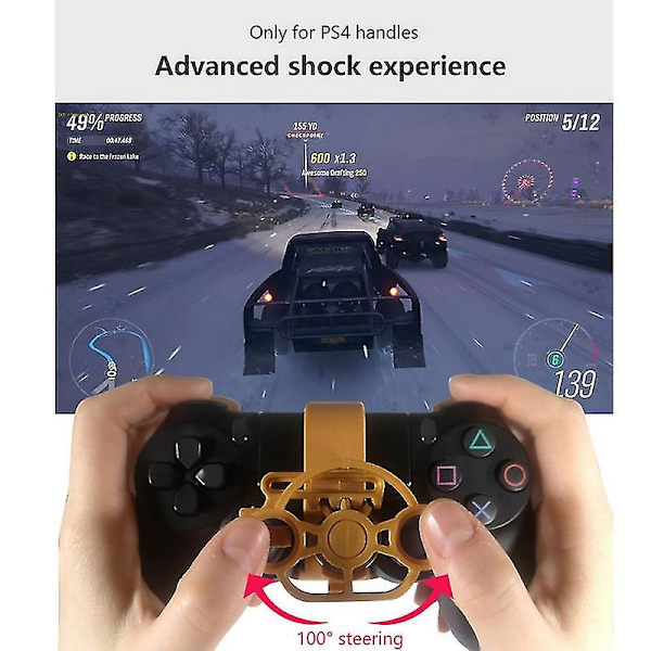 Gaming Racing Wheel Mini Steering Game Controller för Sony Playstation Ps4 3d Printed Accessories