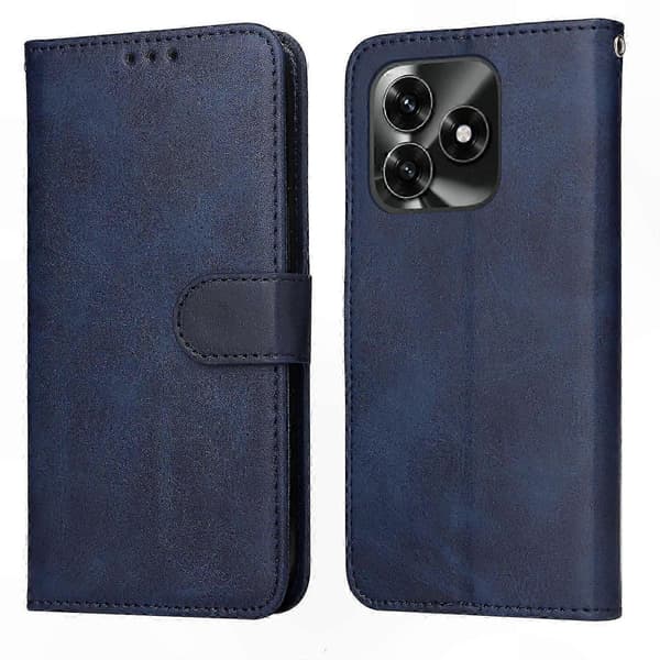 PU-läderplånboksfodral för Honor X5c Plus, Folio Flip Telefonfodral