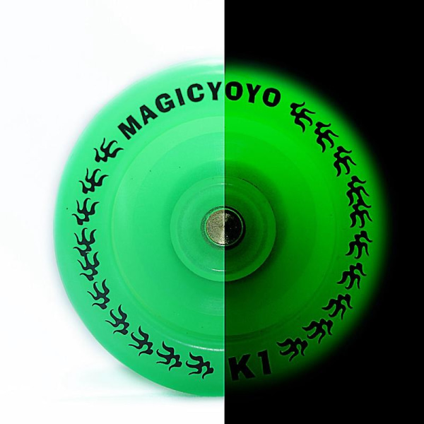 Responsiivinen Yoyo K1-plus Yoyo-säkillä + 5 kielellä ja Yo-yo Glove Gif, vihreä Green