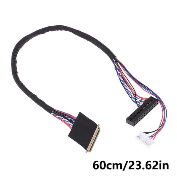 40Pin 2-kanals 6-bit grænsefladekabel til LED LCD LVDS-skærme med forbedret dataoverførselshastighed Double 6 lines 25cm