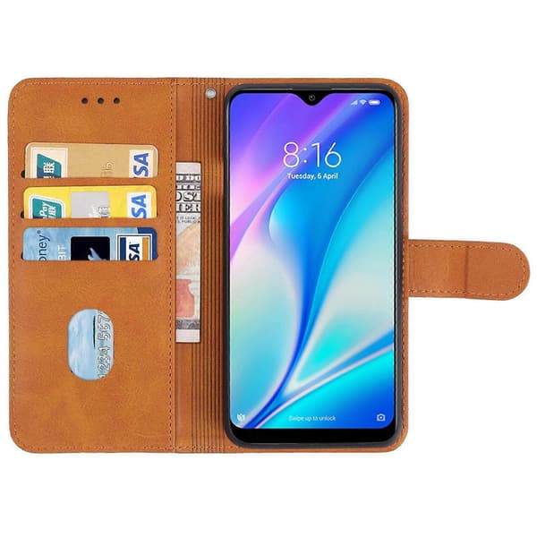 Xiaomi Redmi 8A Dual -puhelimen nahkakotelo Brown