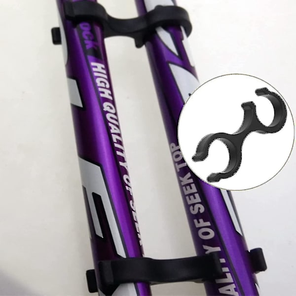20 kappaletta muovista vaellussauvan pidikekotelo letkun ohjain Alpenstock-pidikkeet muoviset vaellussauvan pidike ulkoilun vaellussauvoille ja vaellussauvoille (musta)