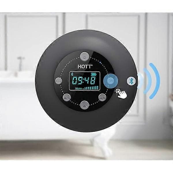Vanntett dusjradio, trådløs håndfri stereo Bluetooth.