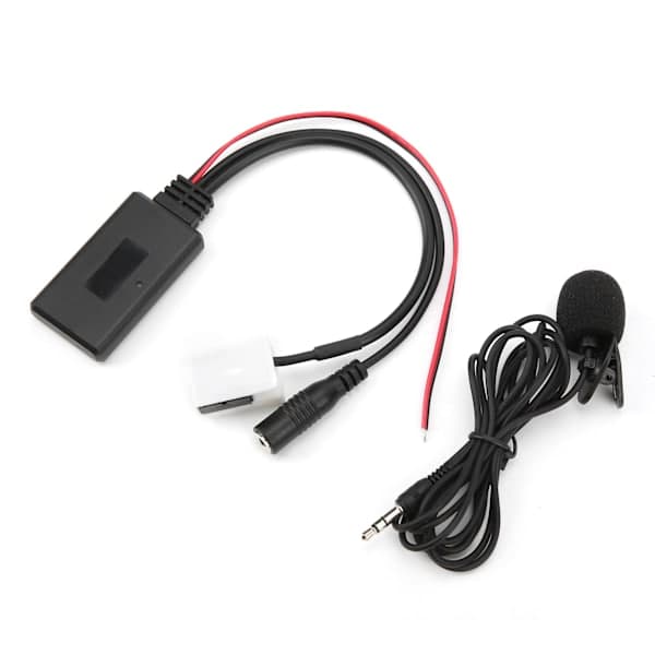 Bluetooth 5.0 AUX Cable Audio Adapter with Microphone for Audi A4 B7 TT A8 R8 A3 Hands-free Replacement